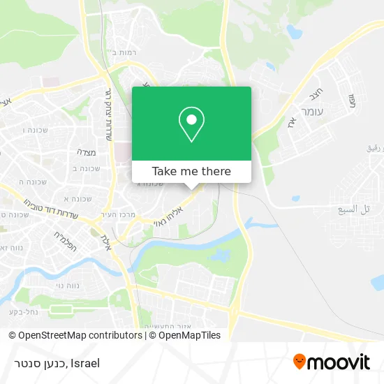 Карта כנען סנטר