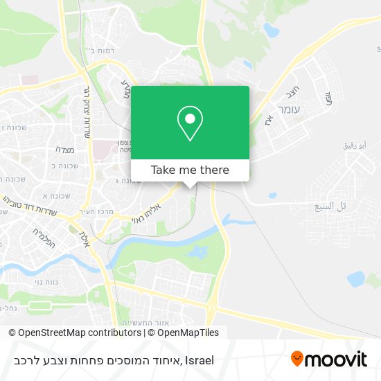 איחוד המוסכים פחחות וצבע לרכב map