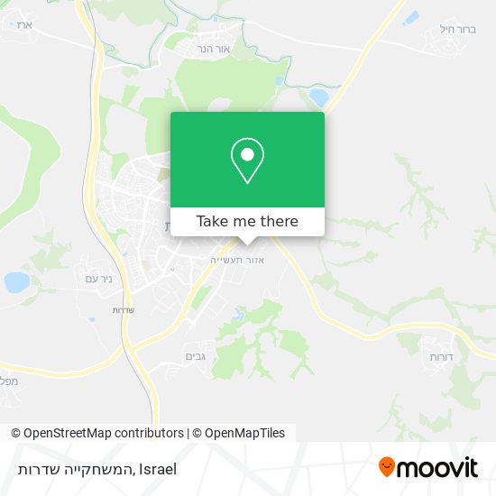 המשחקייה שדרות map