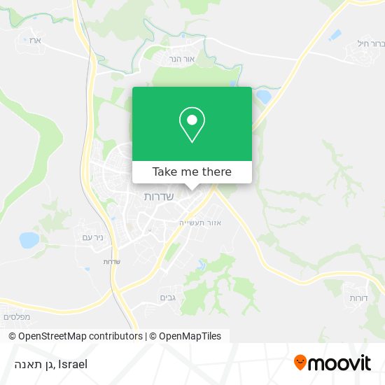 גן תאנה map