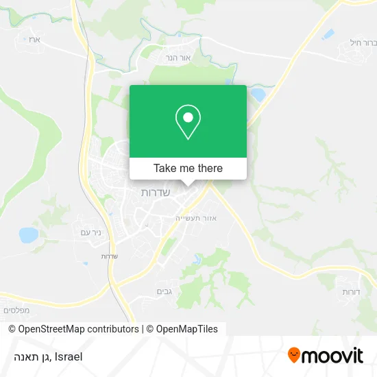 Карта גן תאנה