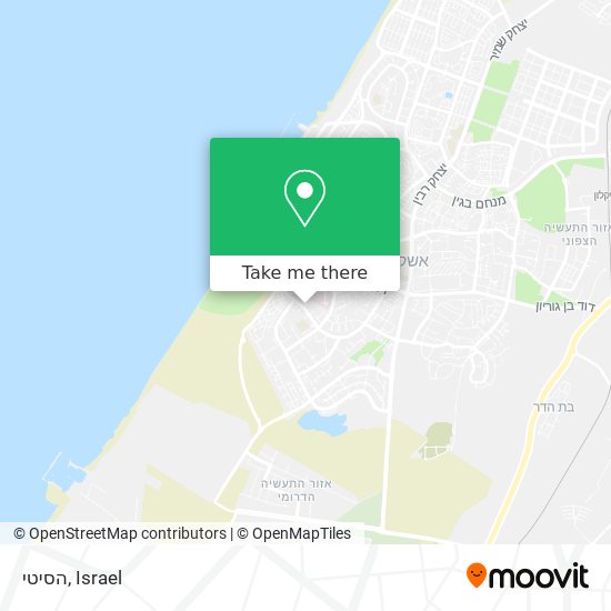 הסיטי map