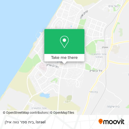 בית ספר נווה אילן map