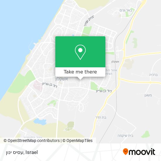 עסיס ינון map