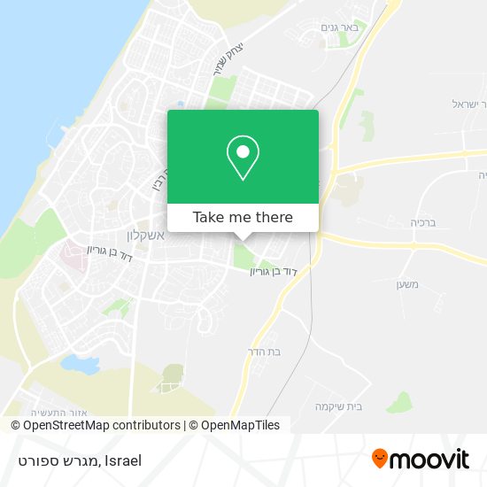 מגרש ספורט map