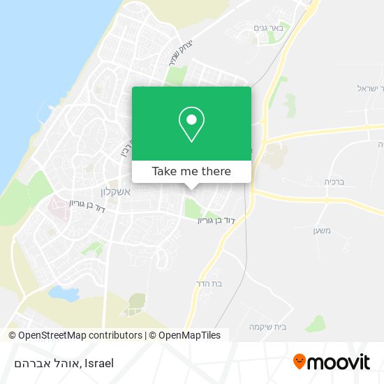 אוהל אברהם map