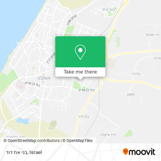 בני את דוד map