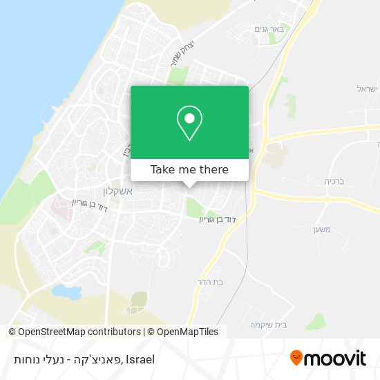 פאניצ'קה - נעלי נוחות map