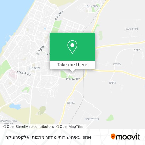 גאיה-שירותי מחזור מתכות ואלקטרוניקה map