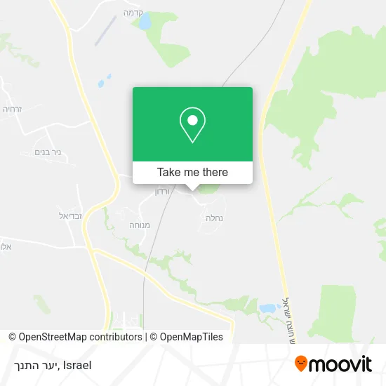 Карта יער התנך