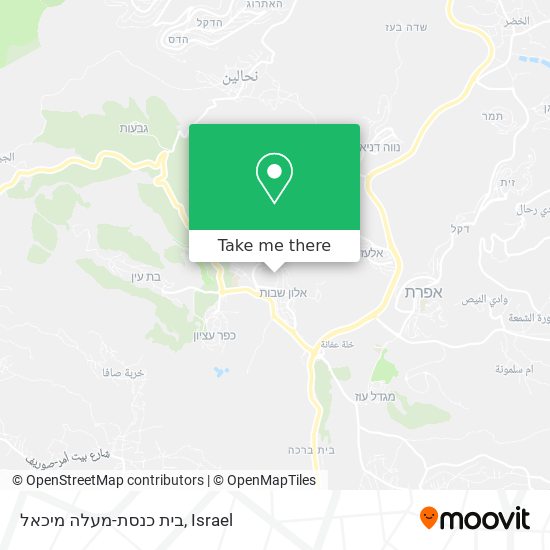 בית כנסת-מעלה מיכאל map