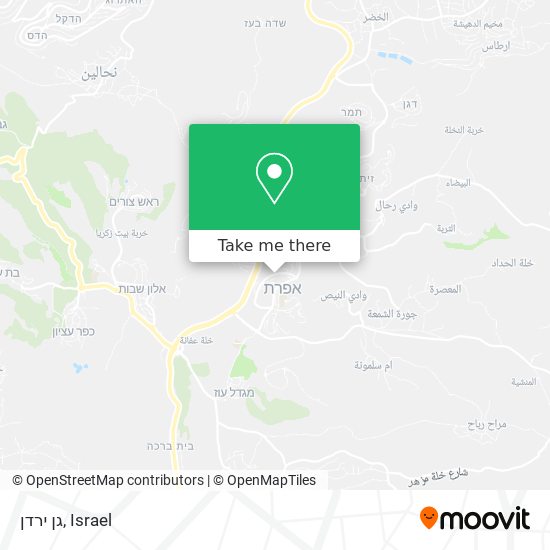 גן ירדן map