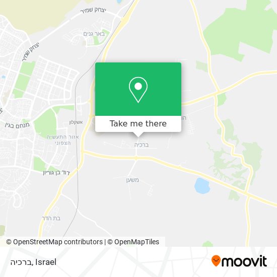 ברכיה map