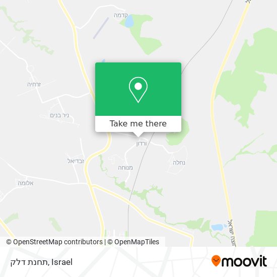 תחנת דלק map