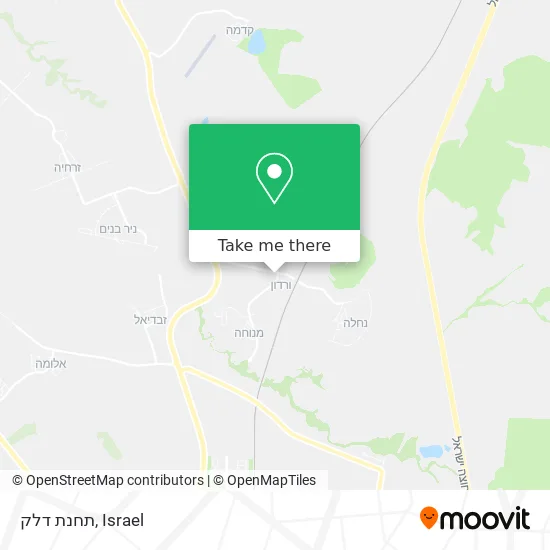 Карта תחנת דלק