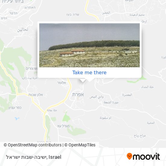 Карта ישיבה-שבות ישראל