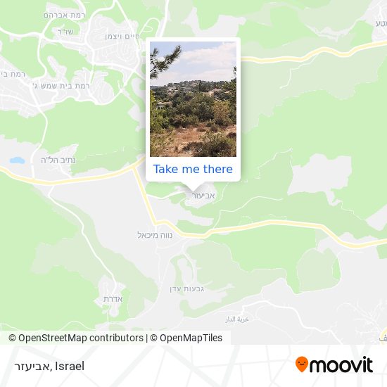 אביעזר map