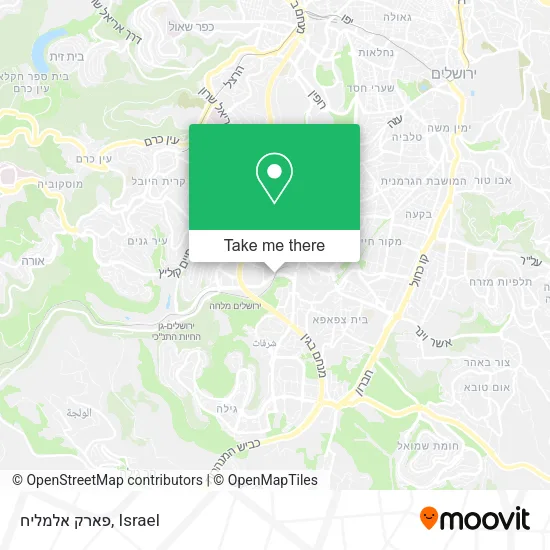 Карта פארק אלמליח