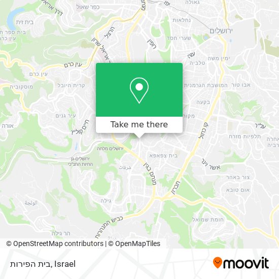 בית הפירות map