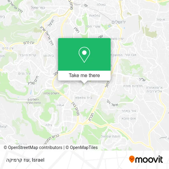 Карта עוז קרמיקה