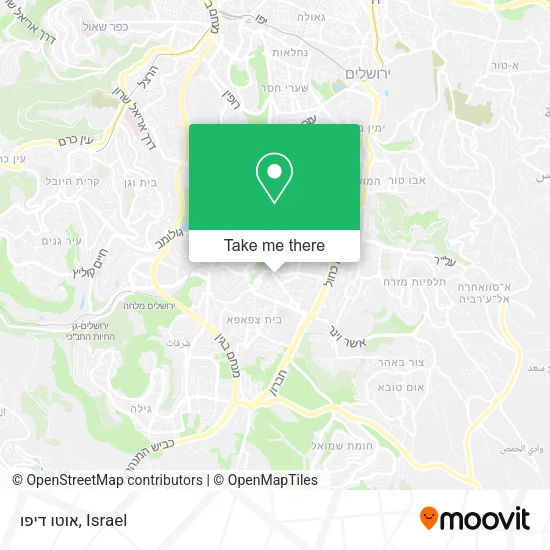 Карта אוטו דיפו