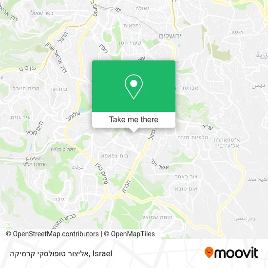 Карта אליצור טופולסקי קרמיקה