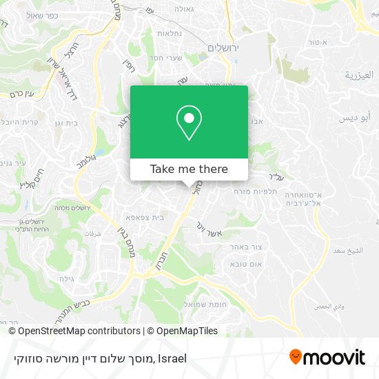 מוסך שלום דיין מורשה סוזוקי map