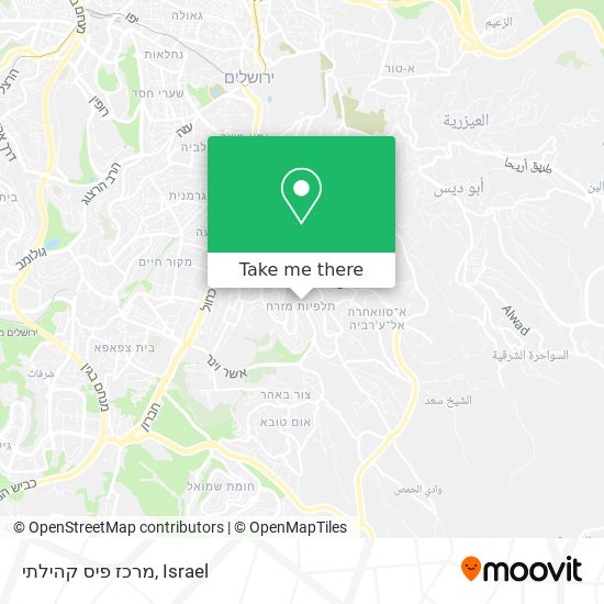 מרכז פיס קהילתי map