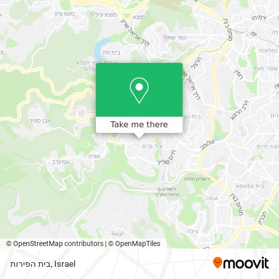 בית הפירות map