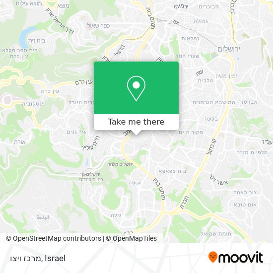 מרכז ויצו map