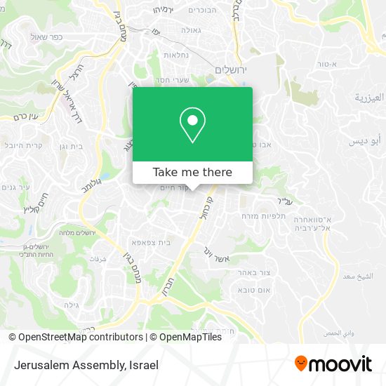 Jerusalem Assembly map