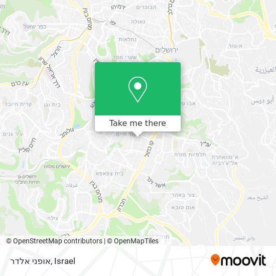 אופני אלדר map