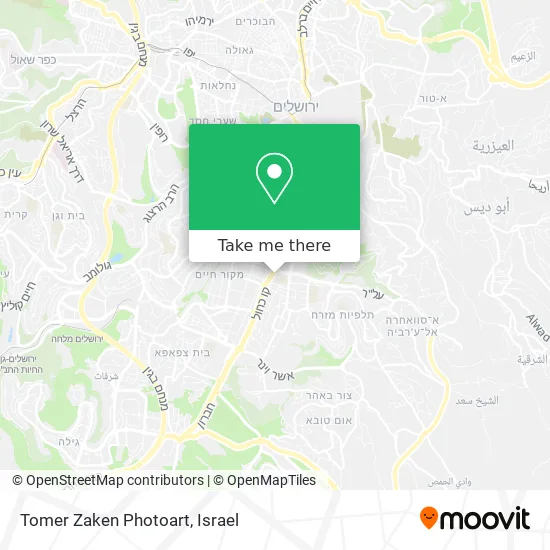 Карта Tomer Zaken Photoart