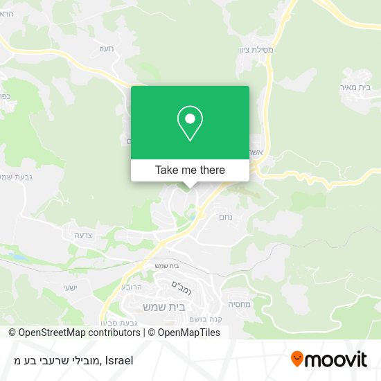 מובילי שרעבי בע מ map