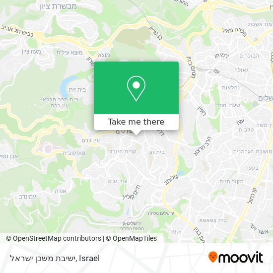 ישיבת משכן ישראל map