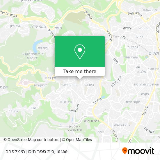 בית ספר תיכון הימלפרב map