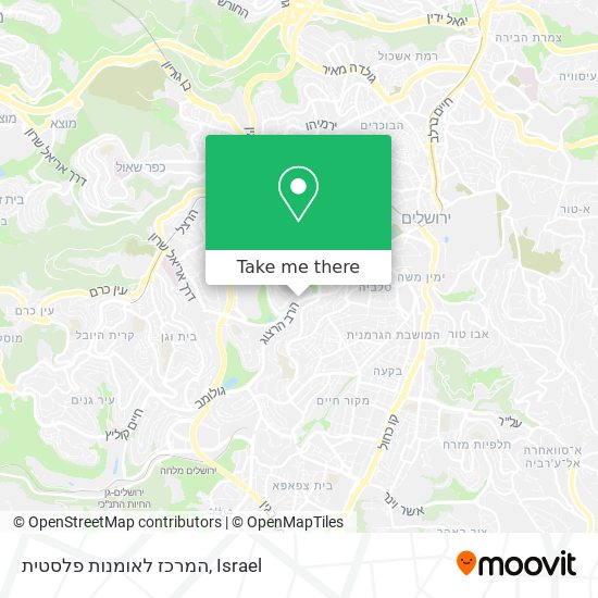 המרכז לאומנות פלסטית map