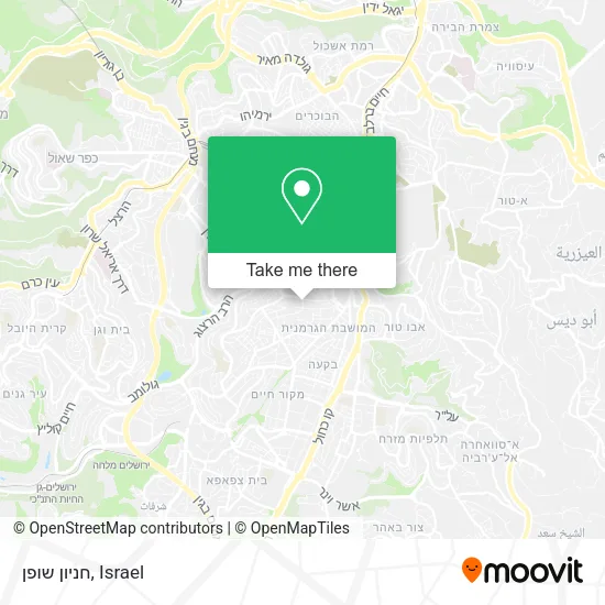 Карта חניון שופן