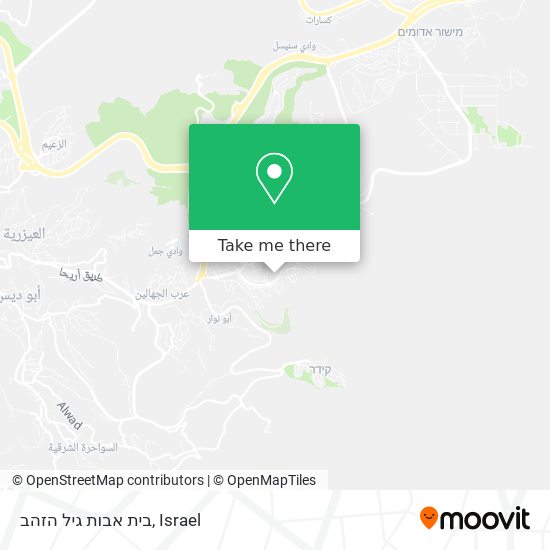 בית אבות גיל הזהב map