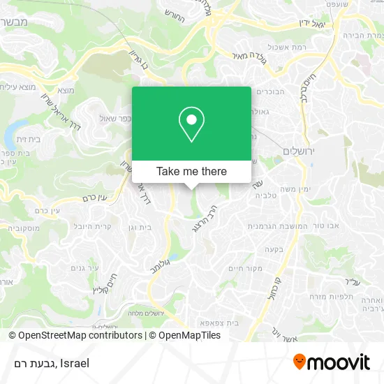 Карта גבעת רם