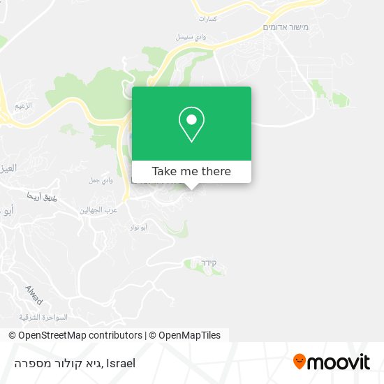 Карта גיא קולור מספרה