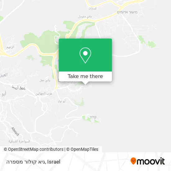 Карта גיא קולור מספרה