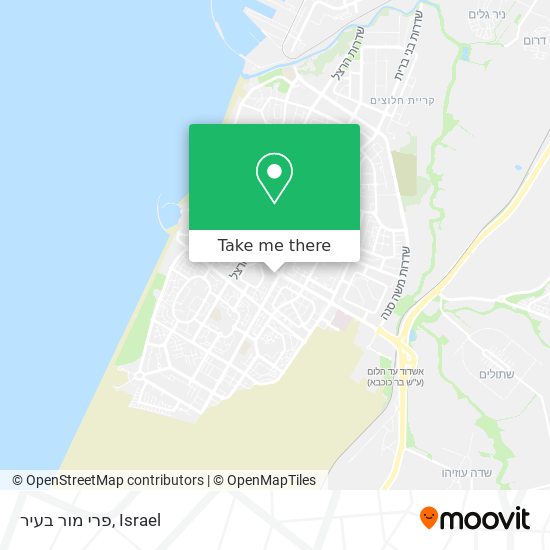 Карта פרי מור בעיר