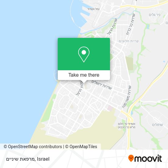 מרפאת שיניים map
