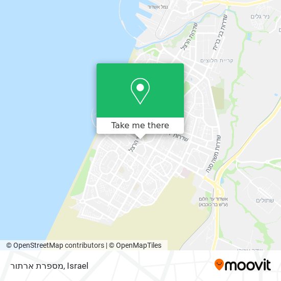 מספרת ארתור map