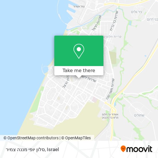 סלון יופי מננה צמיר map