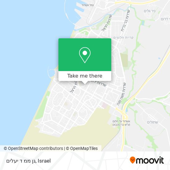 גן ממ ד יעלים map