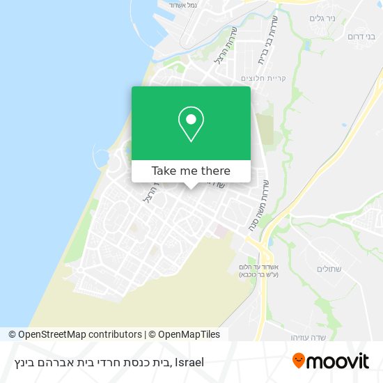 בית כנסת חרדי בית אברהם בינץ map