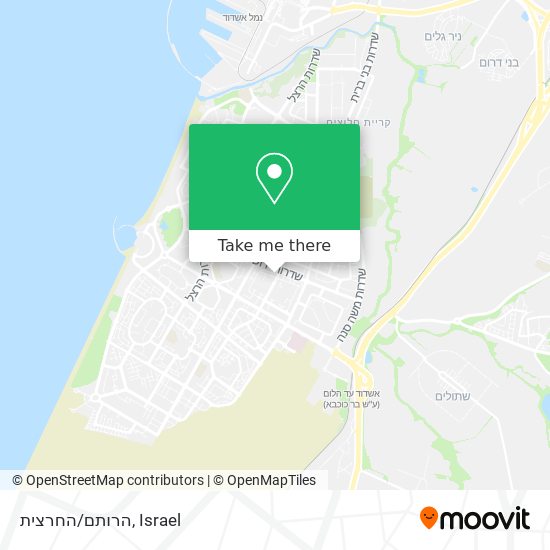 הרותם/החרצית map