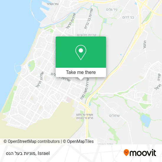 Карта מוניות בעל הנס